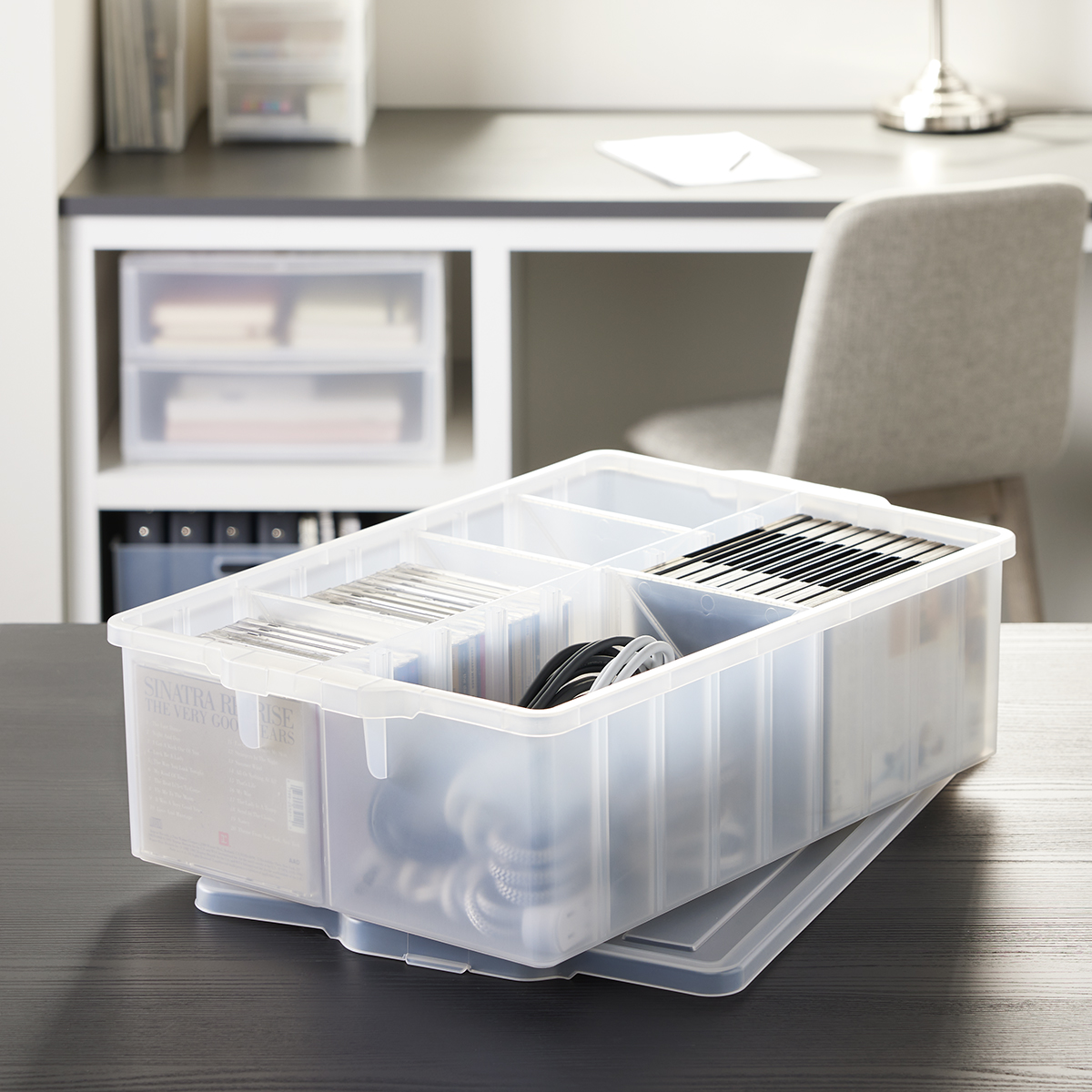 Shimo Craft & Media Organizer Box | The Container Store