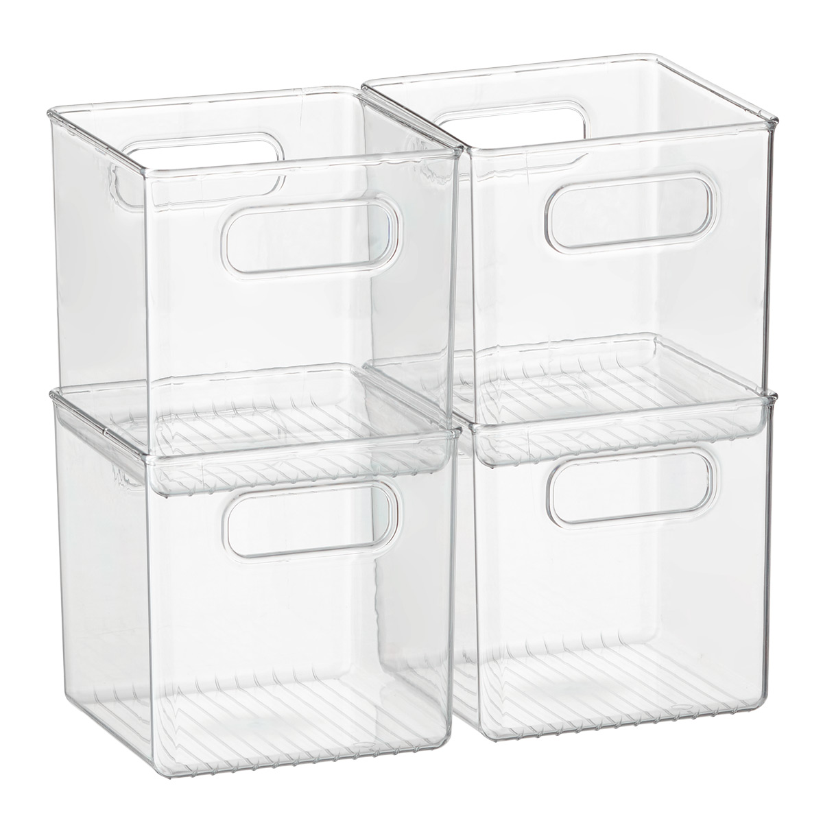 Utility Extra Wide Stackable Plastic Bins