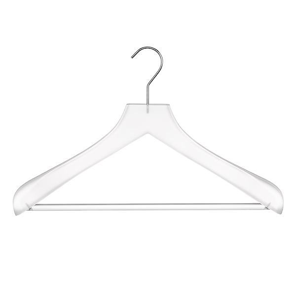 Frosted Acrylic Superior Coat Hangers | The Container Store