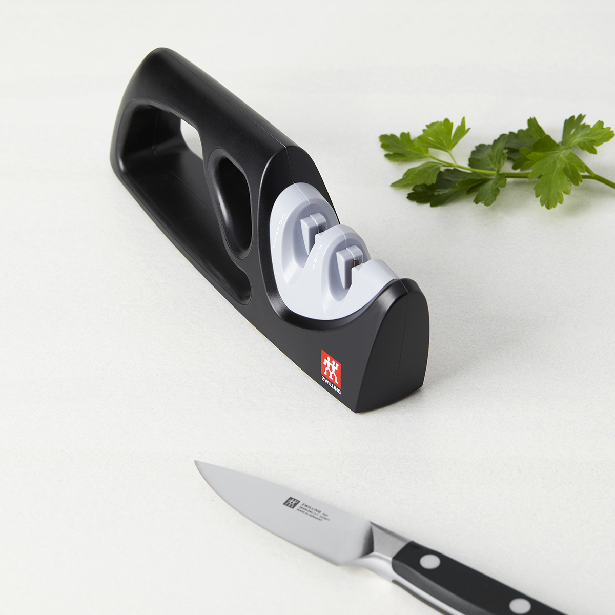 Zwilling Two-Stage Pull-Through Knife Sharpener | The Container Store