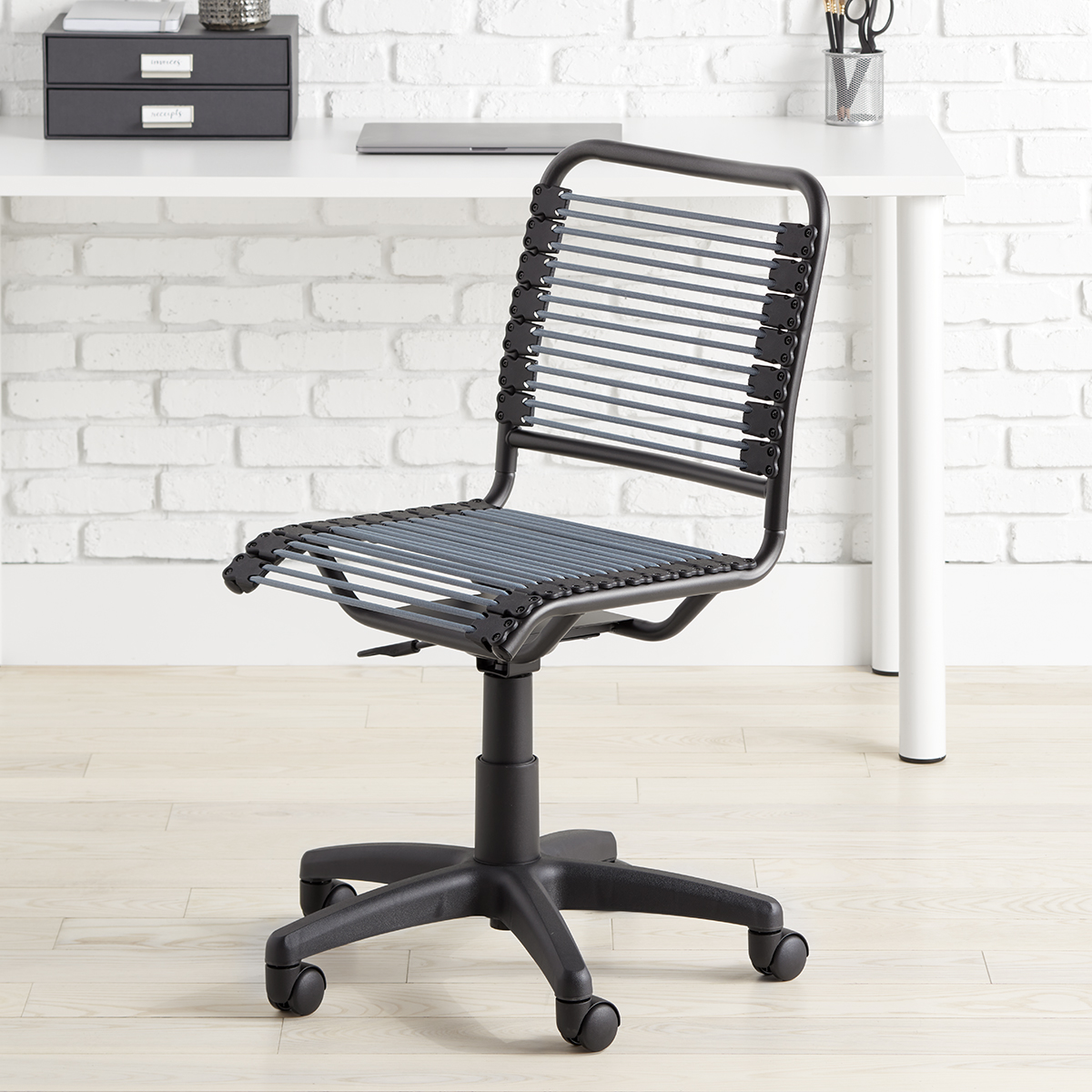 Bungee Office Chair Steel Blue | The Container Store