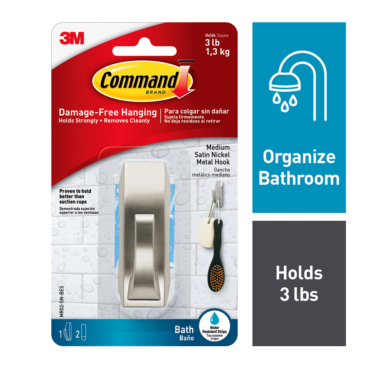 3M Command Water-Resistant Hooks | The Container Store
