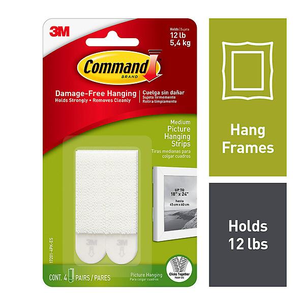3M Command Adhesive Picture Hanging Strips | The Container Store