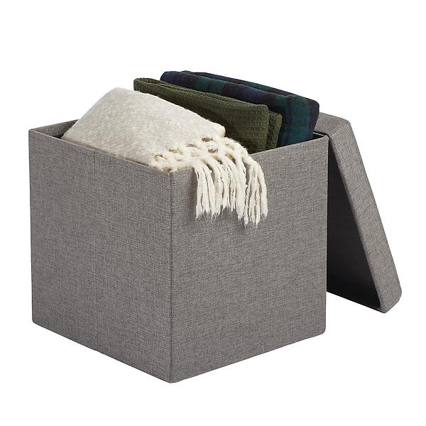 Poppin Box Seat - Dark Grey