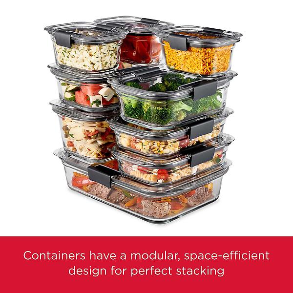 Brilliance™ Food Storage Salad Container, Medium Deep, 4.7 Cup, Clear