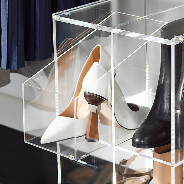 The Container Store Luxe Acrylic Shoe Organizer | The Container Store
