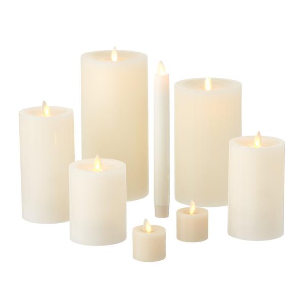 Luminara Wax Moving Flame LED Candle | The Container Store