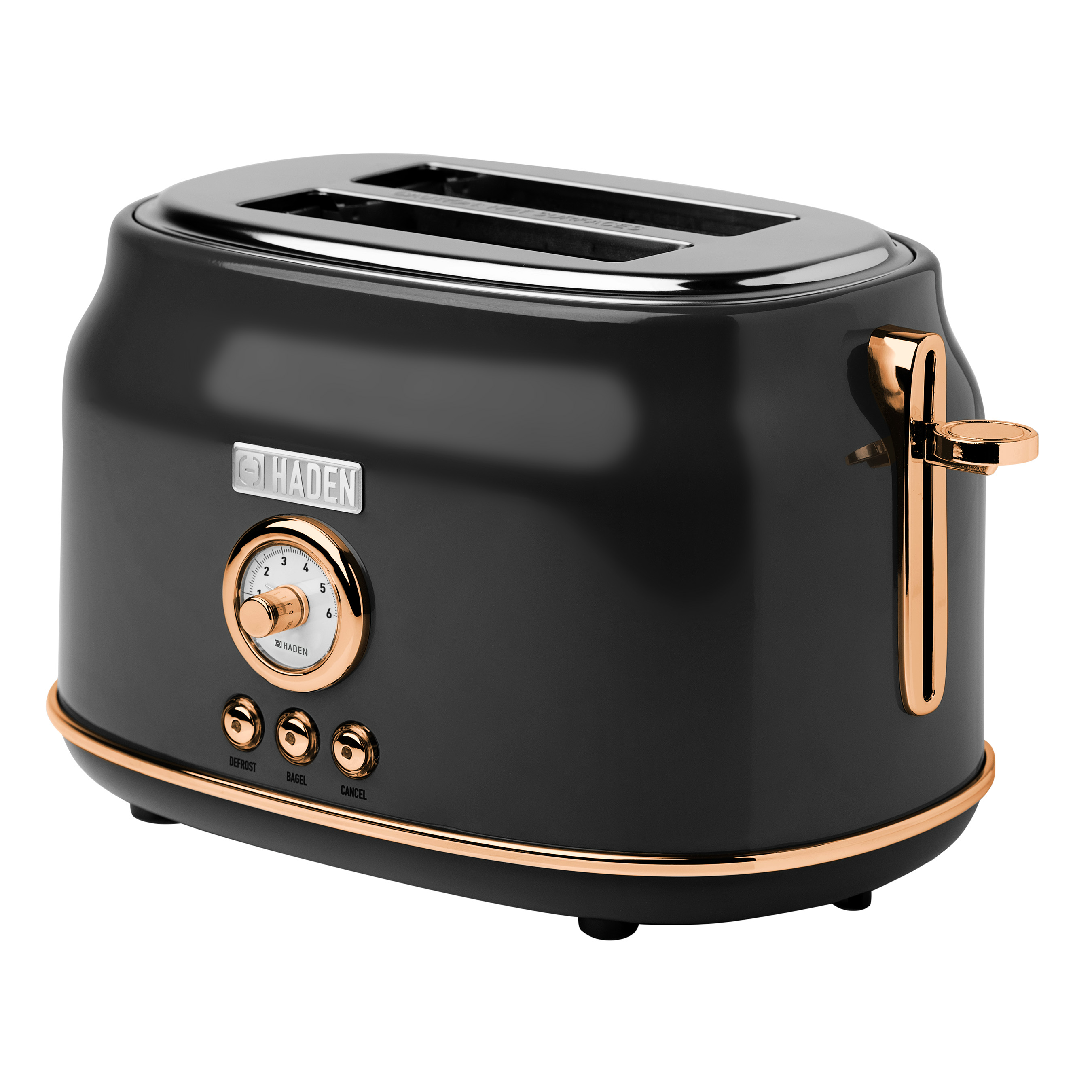 Black and hotsell rose gold toaster