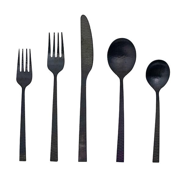 Artisan Hammered Flatware Set