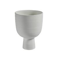Zodax Small Decorative Thika Ceramic Vase White