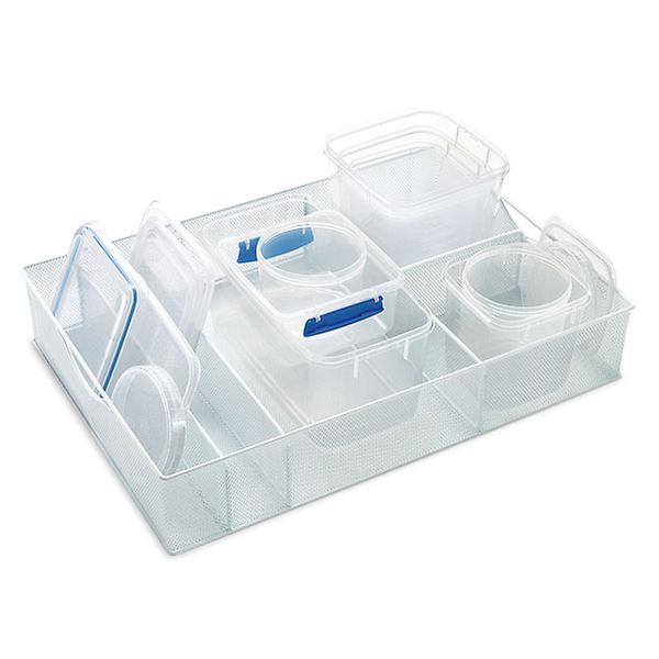 White Mesh Food Storage & Lid Organizers | The Container Store