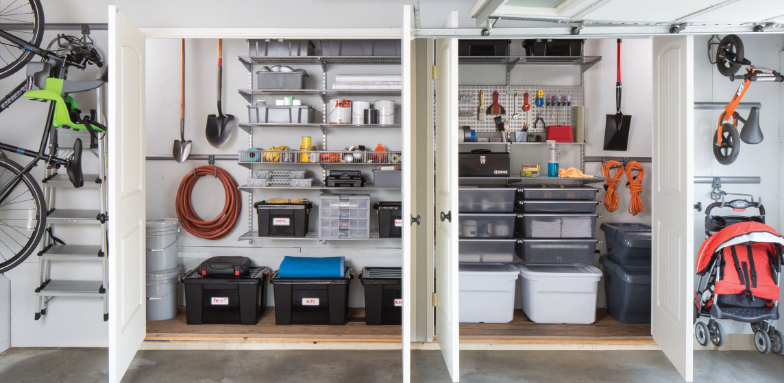 Garage Shelving Ideas - Custom Garage Storage System Design Ideas