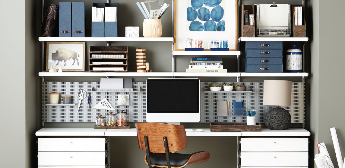Office Shelving & Custom Desk Ideas - Ideas for Desks & Home Offices